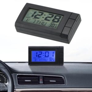 3 In1 Car Clock Time Watch Calendar Temperature Auto Styling LCD Accessories Display Digital Car Clocks Backlight U9K8