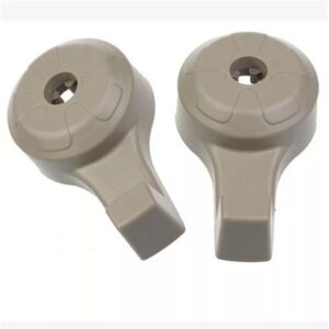 2 Pcs Universal Car Back Seat Hook Hanger for Bag Coat Purse Organizer Holder Seat Headrest Holder Hook (Beige)