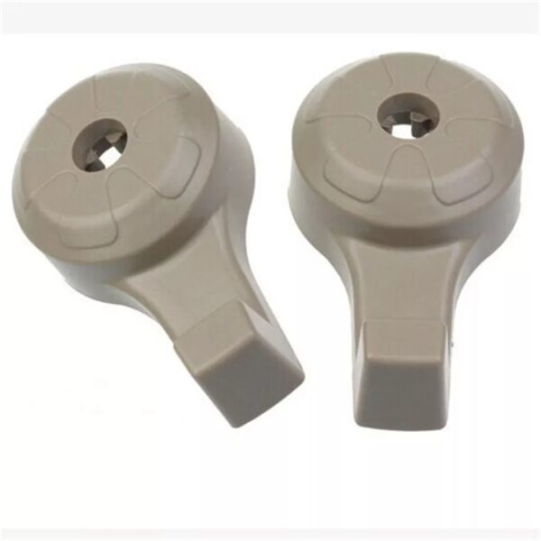 2 Pcs Universal Car Back Seat Hook Hanger for Bag Coat Purse Organizer Holder Seat Headrest Holder Hook (Beige)