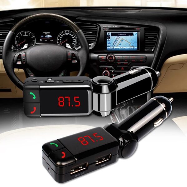 Wireless Bluetooth FM Transmitter Modulater Car MP3 Player SD USB LCD Charge
