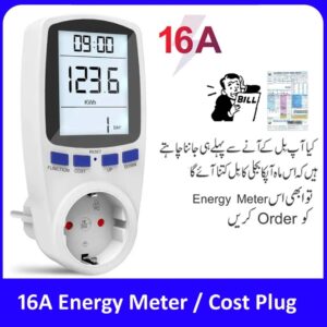 Digital Wattmeter Power Consumption Watt Energy Meter KWh AC Electricity