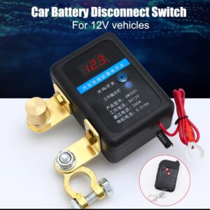 12V 160A Battery Disconnect Relay Switch Automatic Power Shut Off Switch Dual Remote Battery Cut Off Switch for Car Truck SUV