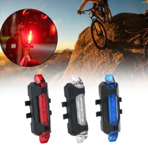 LED Mountain Bike Luggage Rack Light Waterproof Bicycle Rear Seat Reflective BRAVE