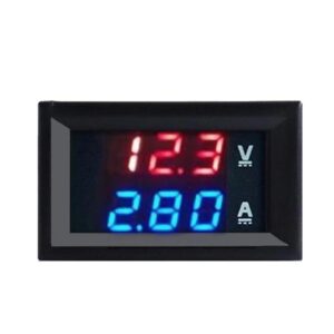 DC 100V 10A Voltmeter Ammeter LED Dual Digital Volt Amp Meter Gauge