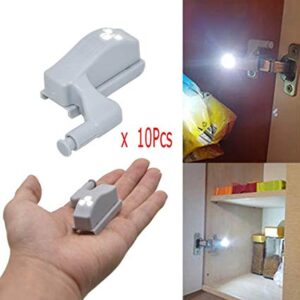 1Pcs Auto Switch On/Off LED Inner Hinge Lamp Cabinet Induction Lights Wardrobe Cupboard Sensor Lights Kitchen Closet Night Lamp