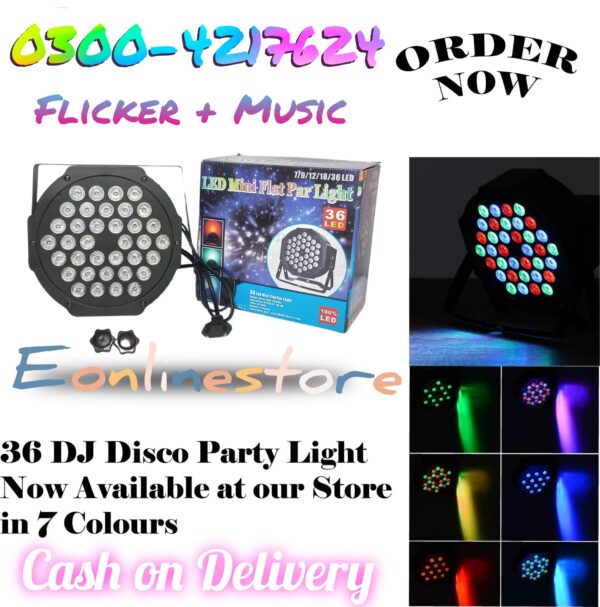 LED MINI PARTY LIGHT 6/18/36/60 LED