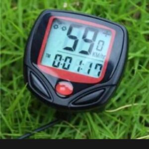 Bicycle Computer| cycle meter (Red/Black) with LCD Display | Waterproof, Lightweight | Multi-Function with Auto Sleep & Wake up Mode | speedometer in low price | cycle meter | cycle speedometer |cycle meter with lcd display | bicycle computer