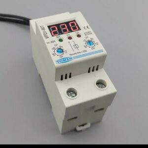 40A 220V adjustable automatic reconnect over voltage and under voltage protection device relay with Voltmeter voltage monitor