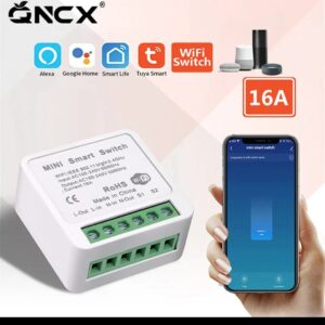 Smart Wifi Switch Breaker 16A 20A CozyLife Smart Switch 2 Way Control Wireless DIY Light Works with Alexa Google Home Assistant