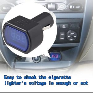 Digital LED Auto Car Cigarette Lighter Volt Voltage Gauge Meter Monitor 12V/24V