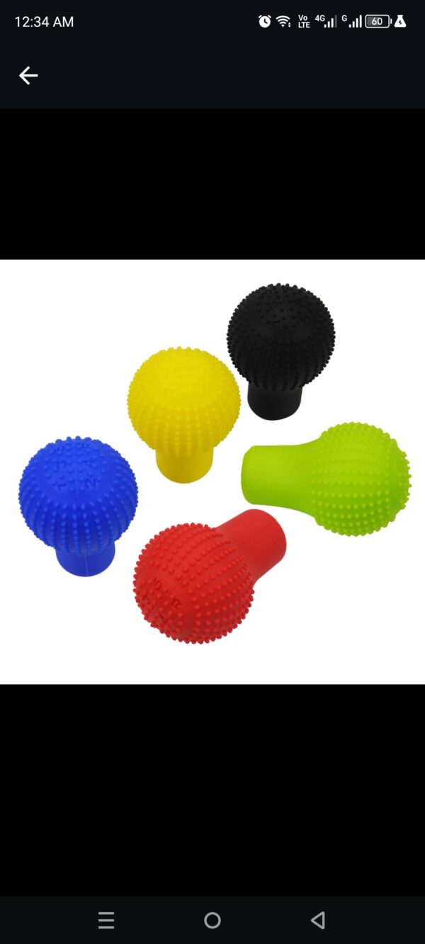 Colorful Popular Universal Interior Decoration Gear Shift Collars Silicone Head Shift Knob Cover Case Handbra for Car