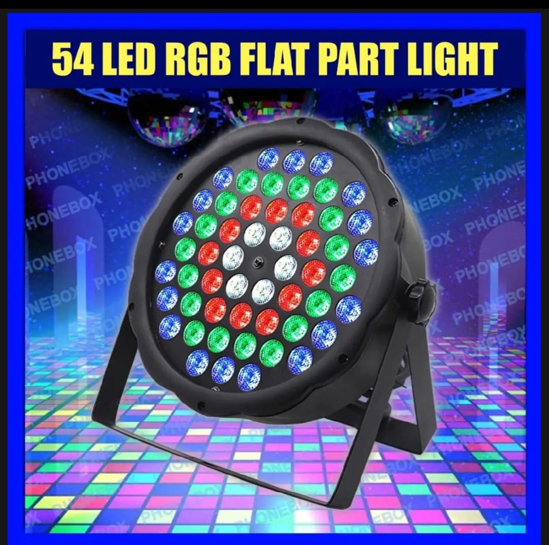 6 to 60 LED RGB Flat Par Light Disco Party Light