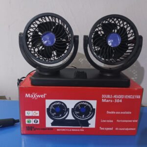12v Rotatable Dual Super Silent High Speed Car Electric Fan Double