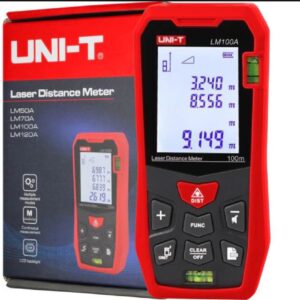 UNI-T LM100A Laser Rangefinder Laser Distance Meter Digital Range Finder Tape Measure