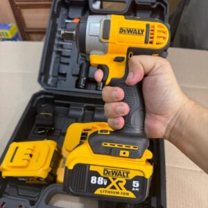 Germany Original Dewalt 88v 5ah 4 in 1 Heavy duty Impact Wrench Toolkit & Double batteries with Fast charger briefcase packing