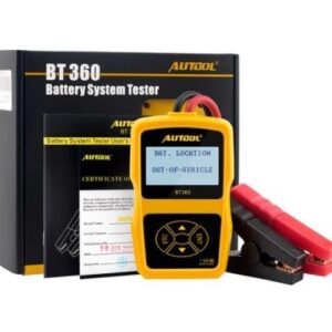 BT360 12V Car Battery Tester Digital Automotive Diagnostic Battery Tester Analyzer Vehicle Cranking Charging Scanner Tool